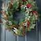 Glitzhome® 24" Christmas Pinecone, Leaf & Berry Wreath